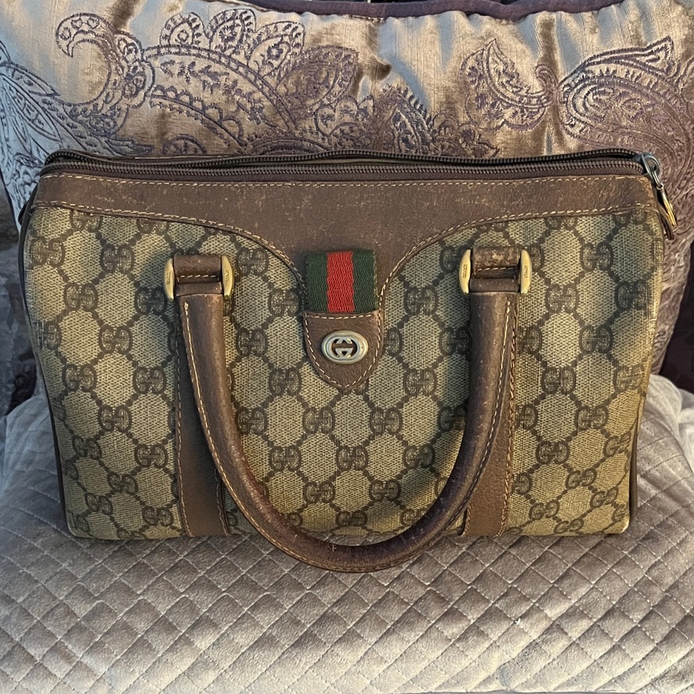 Gucci Vintage Sherry Line Satchel